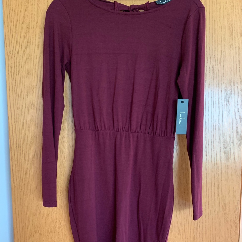 Red Lulus dress